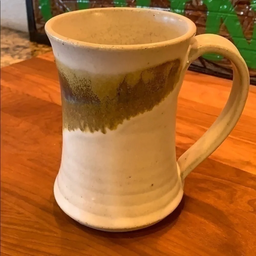 Pottery mug oversized tall Mug